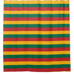 Shower Curtain with Flag of Lithuania