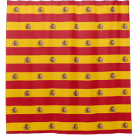 Shower Curtain with Flag of Spain