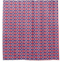 Shower Curtain with Flag of United Kingdom