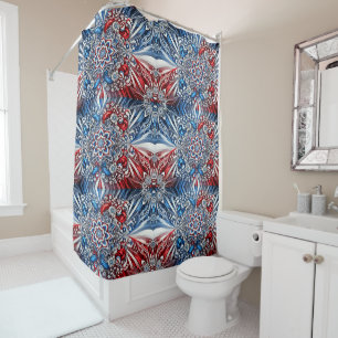  Shower Curtain with French Colours