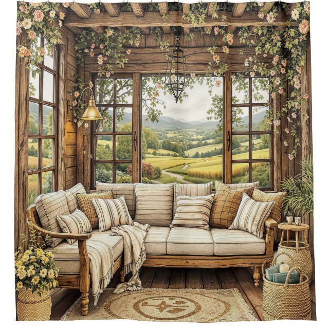 Shower Curtain-With That Vacation Feel (Front)