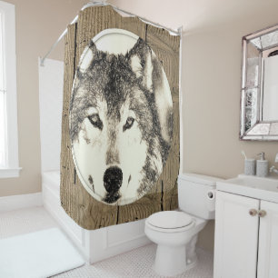 Shower Curtain Wolf