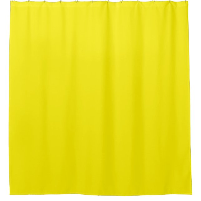 Shower Curtain Yellow (Front)