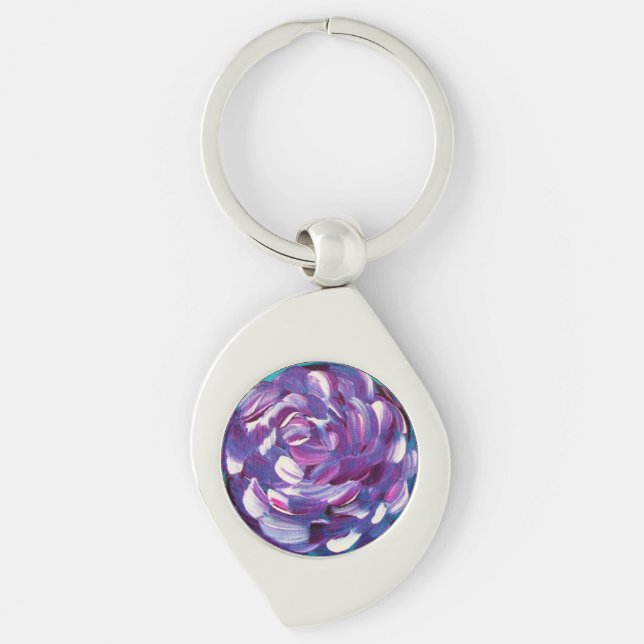 Shower Me With Flowers Keychain (Front)