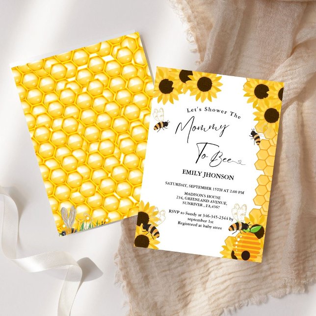 Shower  the Mommy to  bee baby shower Invitation (Creator Uploaded)