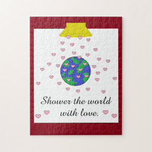 Shower the World with Love:  Jigsaw Puzzle