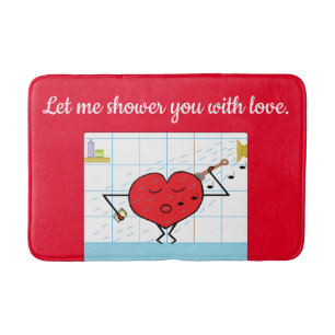 Shower You with Love: Bath Mat