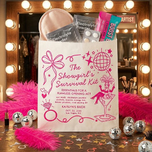 Showgirl Era Bachelorette Party Survival Kit Favour Bag