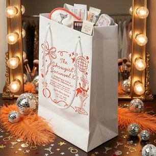 Showgirl Era Bachelorette Party Survival Kit Small Gift Bag