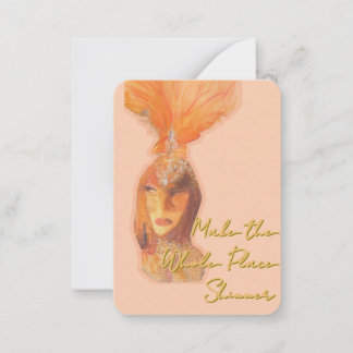Showgirl Era cartes pour notes