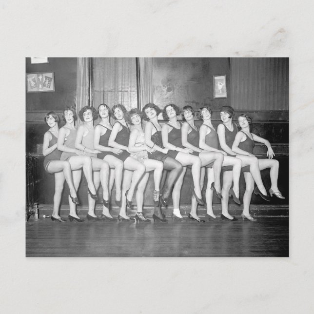 Showgirls, 1924 postcard (Front)