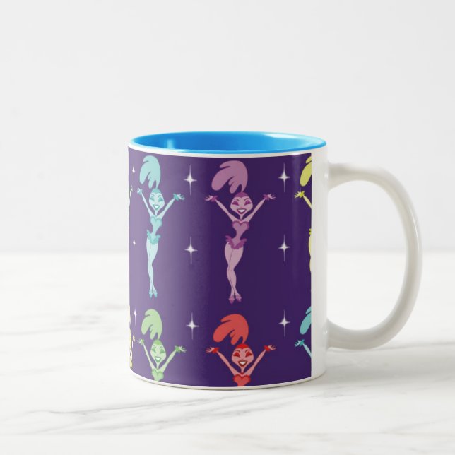 Showgirls Two-Tone Coffee Mug (Right)