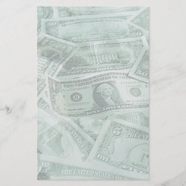 Showing Da Money Stationery (Front)