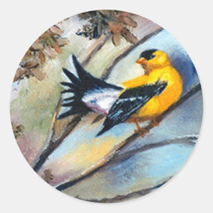Showing Off Bird Stickers