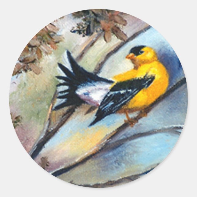 Showing Off Bird Stickers (Front)