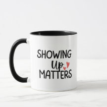'Showing Up Matters' Teacher Thank You Gift