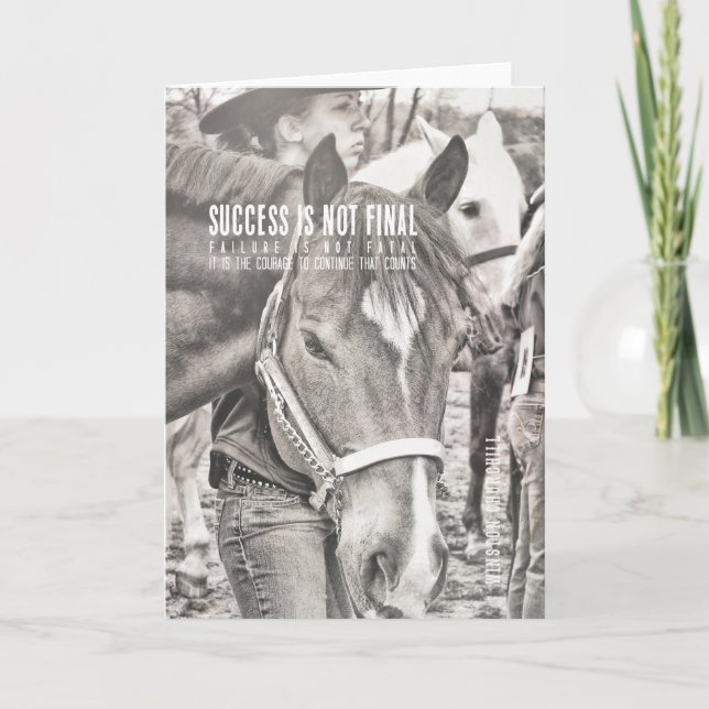 SHOWMANSHIP Greeting Card (Front)