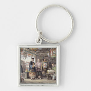 Showroom of a Lantern Merchant in Peking, from 'Ch Keychain
