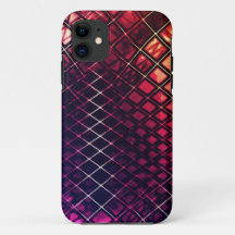 Showy dark red to coral drawing some curved jute 