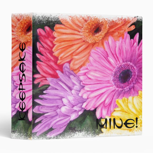 SHOWY GERBERS BINDER (Front/Spine)