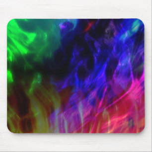 Showy red and dark blue submerged in gentle waves  mouse pad
