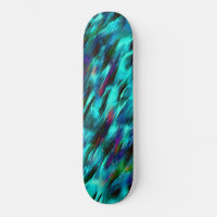 Showy stained from blue to cyan, reddish spots