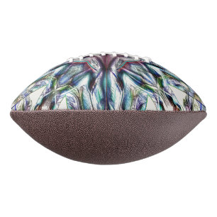 Showy texture kaleidoscope in sandy silvery colour football