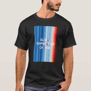 ShowYourStripes Global Temperature Change Global T-Shirt