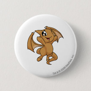 Shoyru Brown 2 Inch Round Button