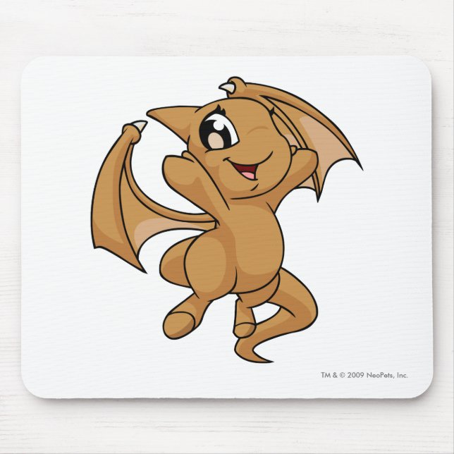 Shoyru Brown Mouse Pad (Front)