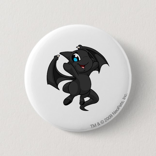 Shoyru Shadow 2 Inch Round Button (Front)