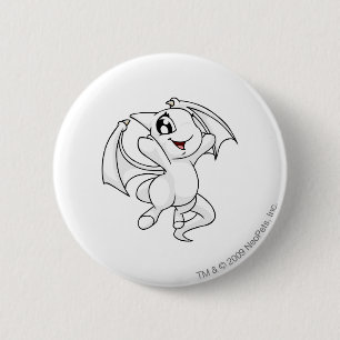 Shoyru White 2 Inch Round Button