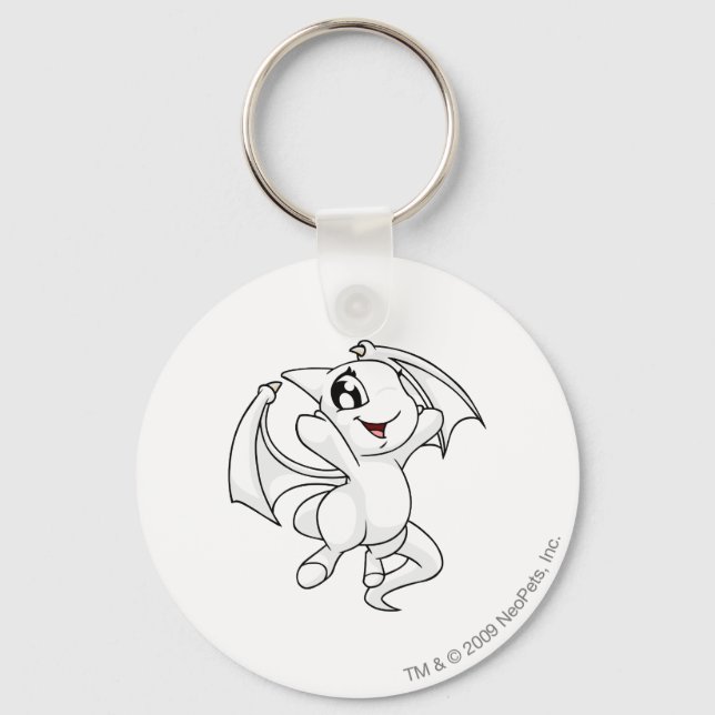 Shoyru White Keychain (Front)