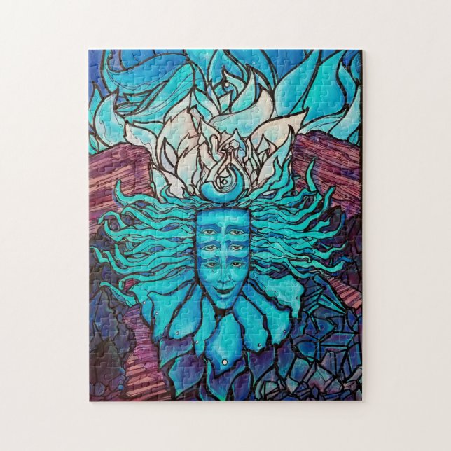 Shpongle Red Rocks Fanart Puzzle par SpaceCake (Vertical)