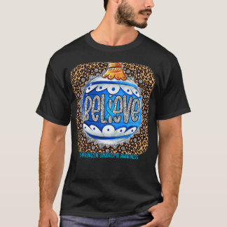 Shprintzen Syndrome Awareness Believe Ornament Leo T-Shirt