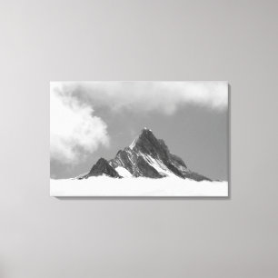 Shreckhorn summit, 3741 m. from Faulhorn, Canvas Print