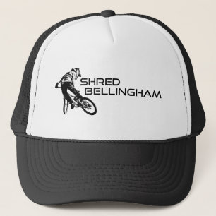 Shred Bellingham Washington Mountain Biking Trucker Hat