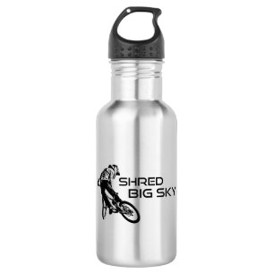Shred Big Sky Montana Mountain Biking 532 Ml Water Bottle
