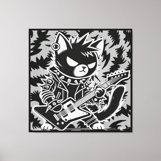 Shred Canvas Print (Front)