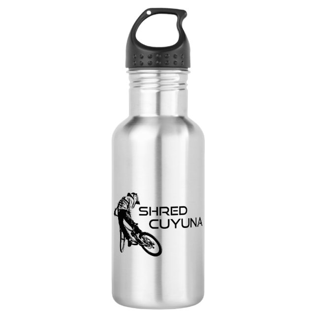 Shred Cuyuna Minnesota Mountain Biking 532 Ml Water Bottle (Front)