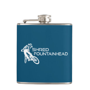 Shred Fountainhead Virginia Mountain Biking Hip Flask