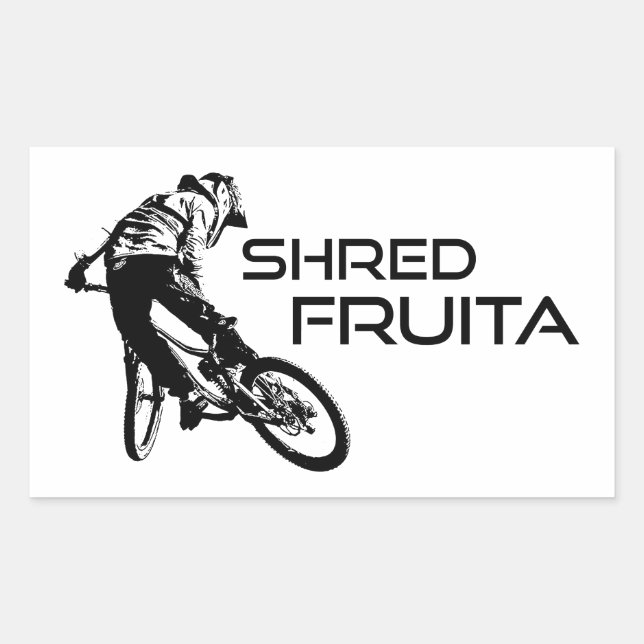 Shred Fruita Colorado Mountain Biking Sticker (Front)