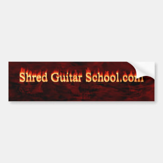 Shred Guitar School Bumper Sticker