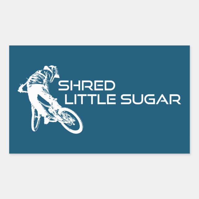 Shred Little Sugar Arkansas Mountain Biking Sticker (Front)