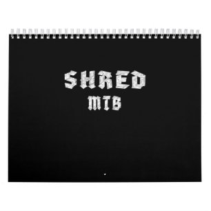 Shred Mtb Mountain Biking Calendar