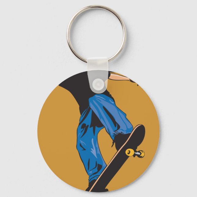 Shred Skateboarding Keychain (Front)