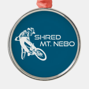 Shred The Mt. Nebo Trail Bentonville Metal Ornament