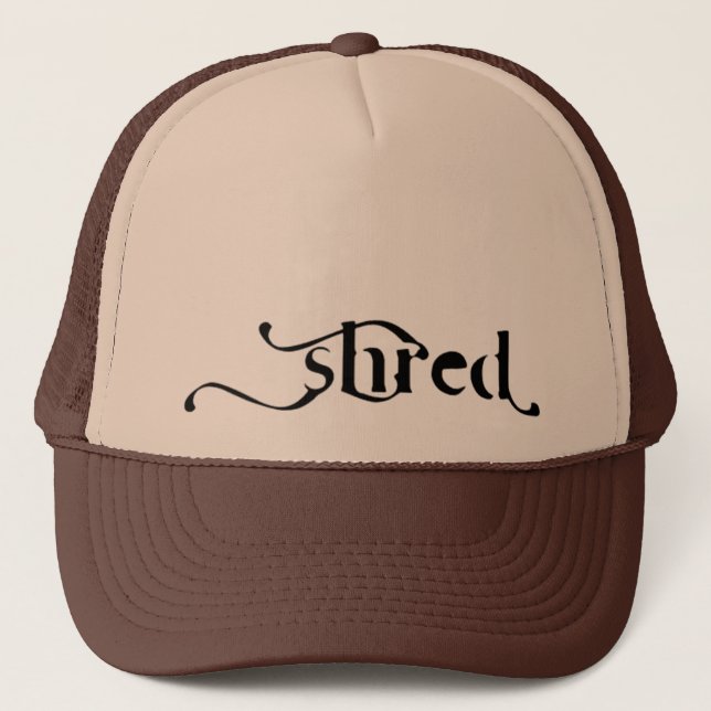 SHRED "triumph" Trucker Hat (Front)