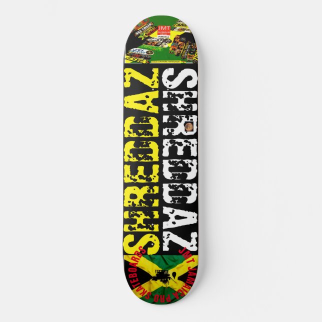 SHREDDAZ 8 Pont Skateboard 1/4" (Recto)