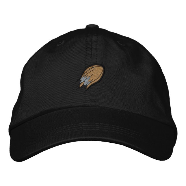 Shredded Football Embroidered Hat (Front)